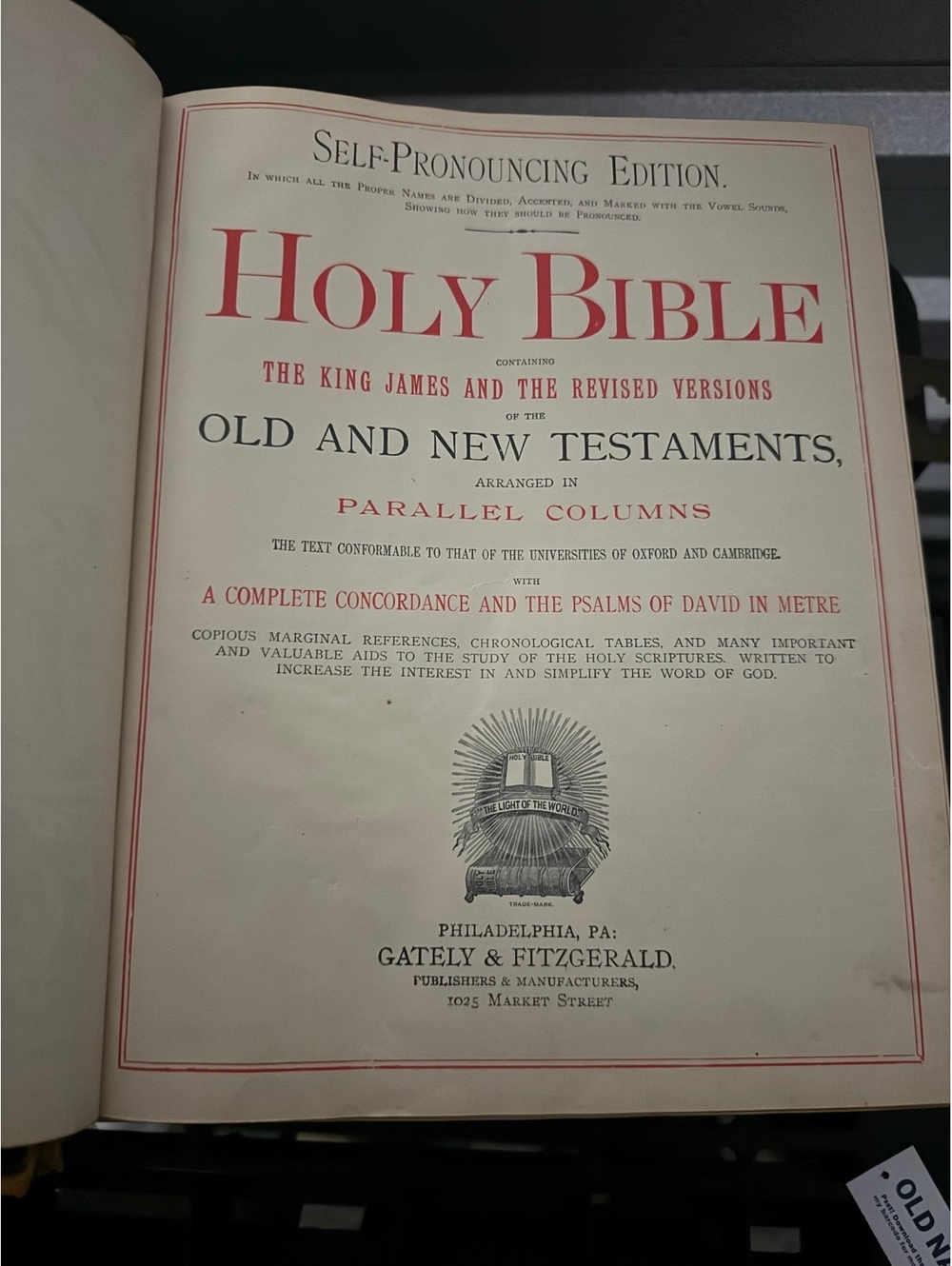 Antique 1880s Holy Bible | Damage | BEAUTIFUL BIBLE - Picture 7 of 11